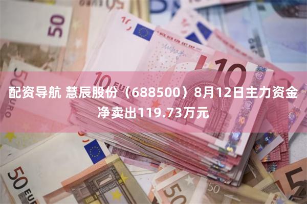 配资导航 慧辰股份（688500）8月12日主力资金净卖出119.73万元