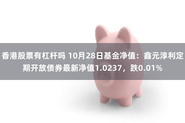 香港股票有杠杆吗 10月28日基金净值：鑫元淳利定期开放债券最新净值1.0237，跌0.01%