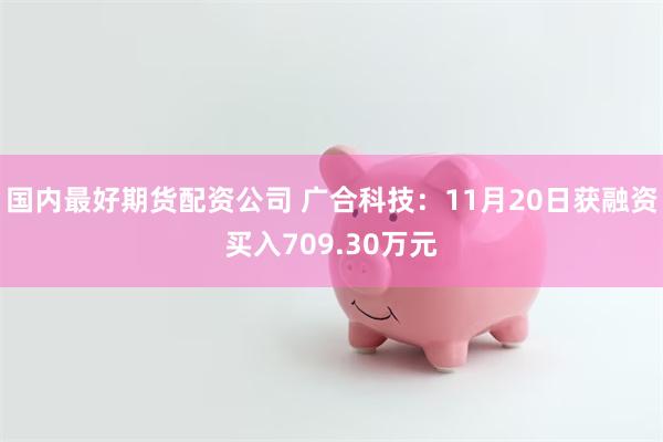 国内最好期货配资公司 广合科技：11月20日获融资买入709.30万元