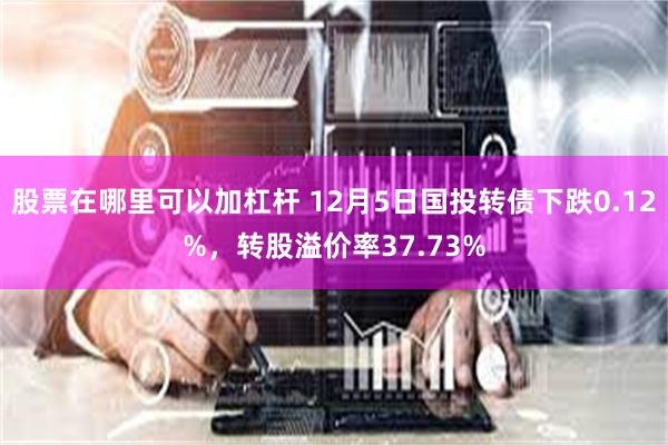 股票在哪里可以加杠杆 12月5日国投转债下跌0.12%，转股溢价率37.73%